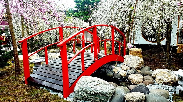 pont style jardin japonais