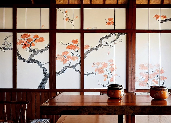 decoration japonaise murale inspirations