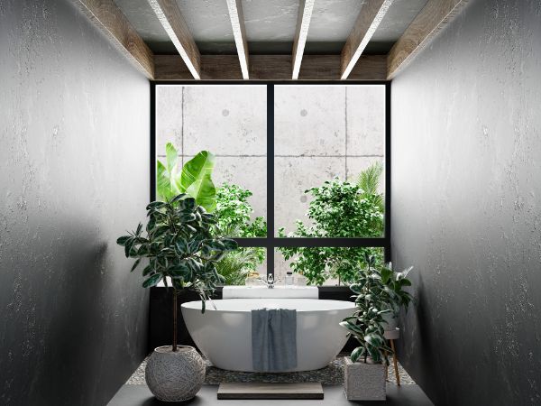 salle de bain japonaise zen